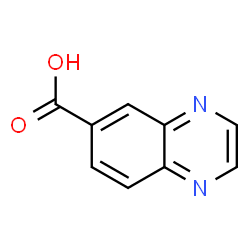 ChemSpider 2D Image | 6-Quinoxalinecarboxylic acid | C9H6N2O2