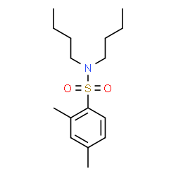 ChemSpider 2D Image | N,N-Dibutyl-2,4-dimethylbenzenesulfonamide | C16H27NO2S