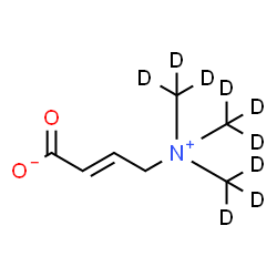 ChemSpider 2D Image | (2E)-4-{Tris[(~2~H_3_)methyl]ammonio}-2-butenoate | C7H4D9NO2