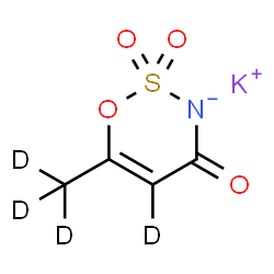 ChemSpider 2D Image | Acesulfame-d4 (potassium salt) | C4D4KNO4S