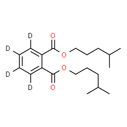 ChemSpider 2D Image | Bis(4-methylpentyl) 1,2-(~2~H_4_)benzenedicarboxylate | C20H26D4O4