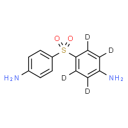 ChemSpider 2D Image | 4-[(4-Aminophenyl)sulfonyl](~2~H_4_)aniline | C12H8D4N2O2S