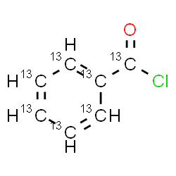 ChemSpider 2D Image | (carbonyl-~13~C_7_)Benzoyl chloride | 13C7H5ClO