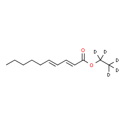 ChemSpider 2D Image | (~2~H_5_)Ethyl (2E,4E)-2,4-decadienoate | C12H15D5O2