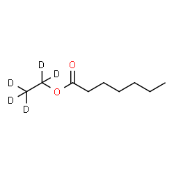 ChemSpider 2D Image | (~2~H_5_)Ethyl heptanoate | C9H13D5O2