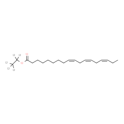 ChemSpider 2D Image | (~2~H_5_)Ethyl (9Z,12Z,15Z)-9,12,15-octadecatrienoate | C20H29D5O2
