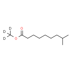 ChemSpider 2D Image | (~2~H_3_)Methyl 8-methylnonanoate | C11H19D3O2
