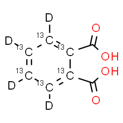 ChemSpider 2D Image | 1,2-(~13~C_6_,~2~H_4_)Benzenedicarboxylic acid | C213C6H2D4O4