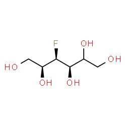ChemSpider 2D Image | (5xi)-3-Deoxy-3-fluoro-D-xylo-hexitol | C6H13FO5
