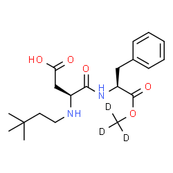 ChemSpider 2D Image | (~2~H_3_)Methyl N-(3,3-dimethylbutyl)-L-alpha-aspartyl-L-phenylalaninate | C20H27D3N2O5