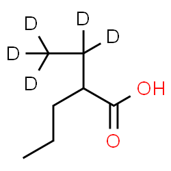 ChemSpider 2D Image | 2-(~2~H_5_)Ethylpentanoic acid | C7H9D5O2