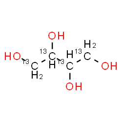 ChemSpider 2D Image | 1,2,3,4-(~13~C_4_)Butanetetrol | 13C4H10O4