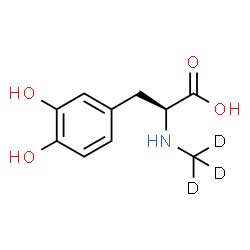ChemSpider 2D Image | 3-Hydroxy-N-(~2~H_3_)methyl-L-tyrosine | C10H10D3NO4