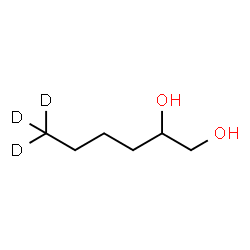 ChemSpider 2D Image | 1,2-(6,6,6-~2~H_3_)Hexanediol | C6H11D3O2