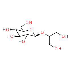 ChemSpider 2D Image | 1,3-Dihydroxy-2-propanyl beta-D-threo-hexopyranoside | C9H18O8