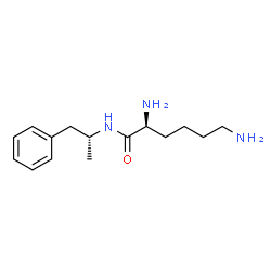 ChemSpider 2D Image | N-[(2R)-1-Phenyl-2-propanyl]-L-lysinamide | C15H25N3O