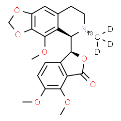 ChemSpider 2D Image | Noscapine-13C-d3 | C2113CH20D3NO7