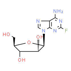 ChemSpider 2D Image | (3xi)-2-Fluoroadenosine | C10H12FN5O4