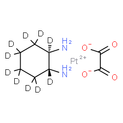 ChemSpider 2D Image | Platinum(2+) ethanedioate - (1R,2R)-1,2-(~2~H_10_)cyclohexanediamine (1:1:1) | C8H4D10N2O4Pt