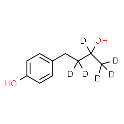 ChemSpider 2D Image | 4-[3-Hydroxy(2,2,3,4,4,4-~2~H_6_)butyl]phenol | C10H8D6O2