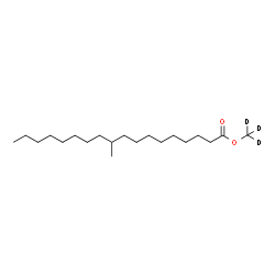 ChemSpider 2D Image | (~2~H_3_)Methyl 10-methyloctadecanoate | C20H37D3O2