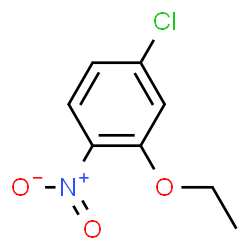 ChemSpider 2D Image | 4-Chloro-2-ethoxy-1-nitrobenzene | C8H8ClNO3