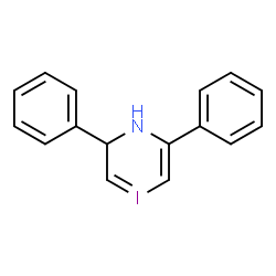 ChemSpider 2D Image | 3,5-Diphenyl-3,4-dihydro-1lambda~3~,4-iodazine | C16H14IN