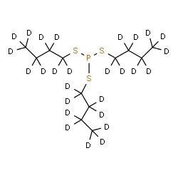 ChemSpider 2D Image | Tris[(~2~H_9_)butyl] phosphorotrithioite | C12D27PS3