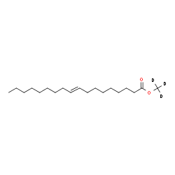 ChemSpider 2D Image | (~2~H_3_)Methyl (9E)-9-octadecenoate | C19H33D3O2