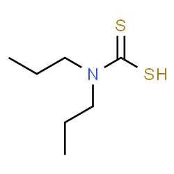 ChemSpider 2D Image | Dipropylcarbamodithioic acid | C7H15NS2