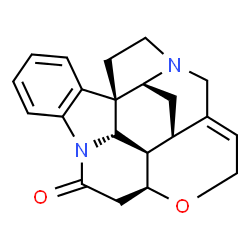 ChemSpider 2D Image | Strychnidin-10-on | C21H22N2O2