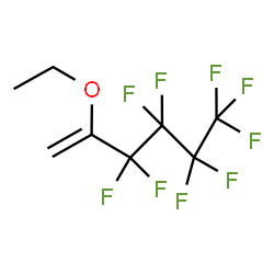 ChemSpider 2D Image | 2-Ethoxy-3,3,4,4,5,5,6,6,6-nonafluoro-1-hexene | C8H7F9O