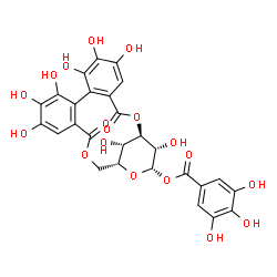 ChemSpider 2D Image | corilagin | C27H22O18