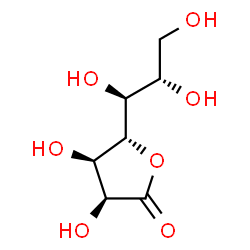ChemSpider 2D Image | (3S,4R,5S)-3,4-Dihydroxy-5-[(1S,2S)-1,2,3-trihydroxypropyl]dihydro-2(3H)-furanone | C7H12O7