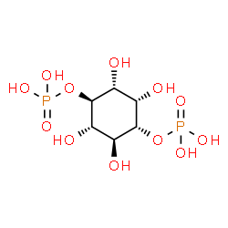 ChemSpider 2D Image | (1S,2R,3S,4S,5S,6S)-2,3,5,6-Tetrahydroxy-1,4-cyclohexanediyl bis[dihydrogen (phosphate)] | C6H14O12P2