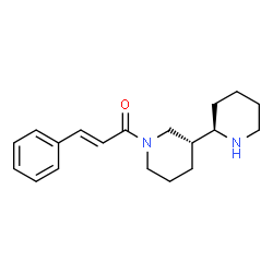 ChemSpider 2D Image | (2E)-1-[(2R,3'R)-2,3'-Bipiperidin-1'-yl]-3-phenyl-2-propen-1-one | C19H26N2O
