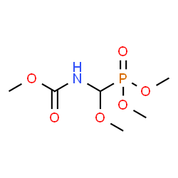 ChemSpider 2D Image | Dimethyl {methoxy[(methoxycarbonyl)amino]methyl}phosphonate | C6H14NO6P