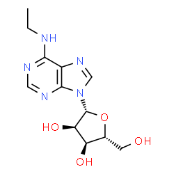 ChemSpider 2D Image | N-Ethyladenosine | C12H17N5O4