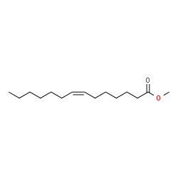 ChemSpider 2D Image | Methyl (7Z)-7-tetradecenoate | C15H28O2