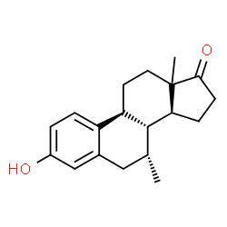 ChemSpider 2D Image | (7beta,8xi,9beta,13xi,14beta)-3-Hydroxy-7-methylestra-1(10),2,4-trien-17-one | C19H24O2