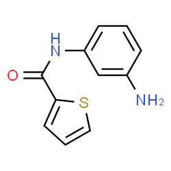 ChemSpider 2D Image | N-(3-Aminophenyl)-2-thiophenecarboxamide | C11H10N2OS
