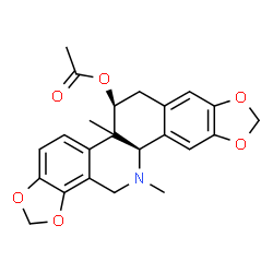 ChemSpider 2D Image | (13xi)-O~11~-Acetyl-13-methylchelidonine | C23H23NO6