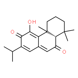 ChemSpider 2D Image | (10xi)-11-Hydroxyabieta-7,9(11),13-triene-6,12-dione | C20H26O3