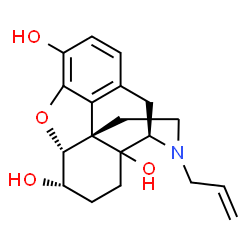 ChemSpider 2D Image | (5alpha,6alpha)-17-Allyl-4,5-epoxymorphinan-3,6,14-triol | C19H23NO4