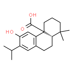 ChemSpider 2D Image | (10xi)-12-Hydroxyabieta-8,11,13-trien-20-oic acid | C20H28O3