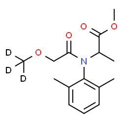ChemSpider 2D Image | Metalaxyl-d4 | C15H18D3NO4