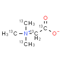 ChemSpider 2D Image | Betaine-13C5,15N | 13C5H11NO2