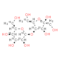 ChemSpider 2D Image | Lactulose-13C12 | 13C12H22O11