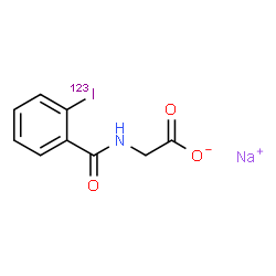ChemSpider 2D Image | Iodohippurate sodium I 123 | C9H7123INNaO3
