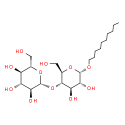 ChemSpider 2D Image | Decyl 4-O-beta-L-glucopyranosyl-alpha-D-glucopyranoside | C22H42O11